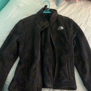 Furry north face jacket